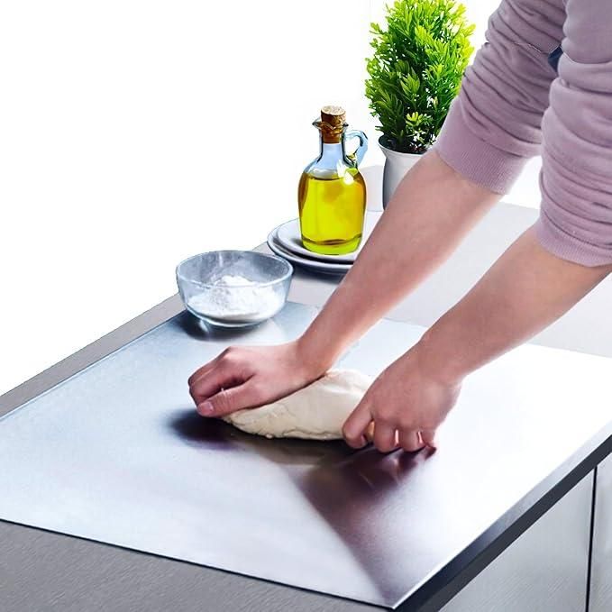 Stainless Steel Chopping Board ! Kitchen Must-Have (40x31cm)