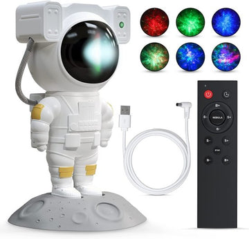 Astronaut Star Projector - Night Light Projector with Remote Control